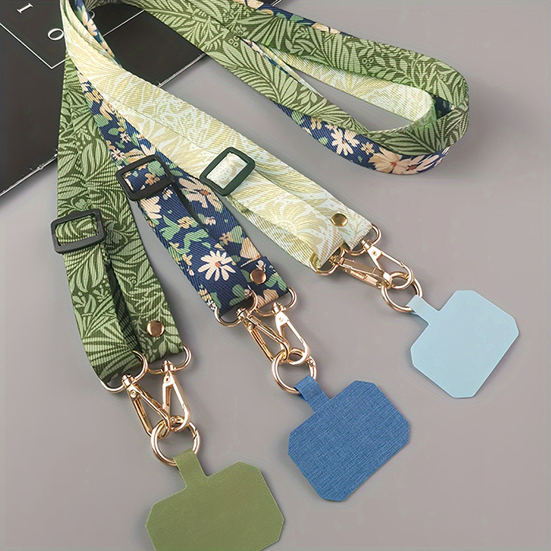 Crossbody Lanyard Neck Strap Case - Malowany pasek na telefon komórkowy typu