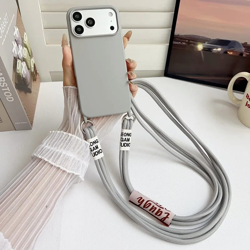 Crossbody Lanyard Neck Strap Case - Oryginalne etui z smyczą do iPhone