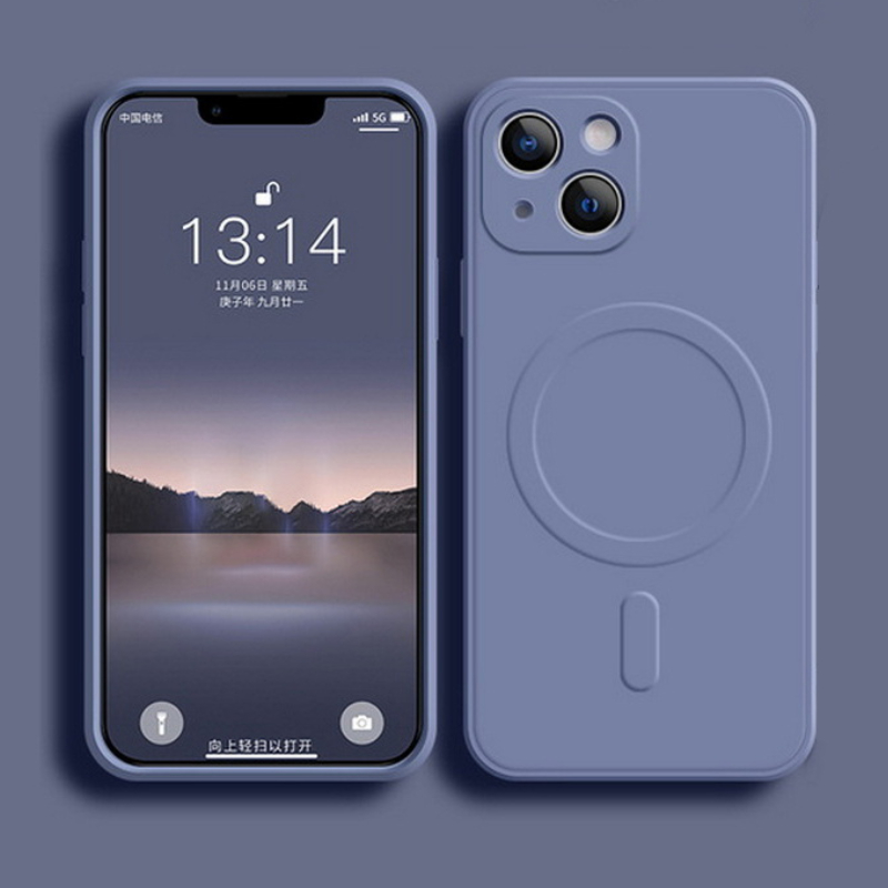 Liquid Silicone Magnetic Phone Case - Etui z płynnego silikonu do iPhone