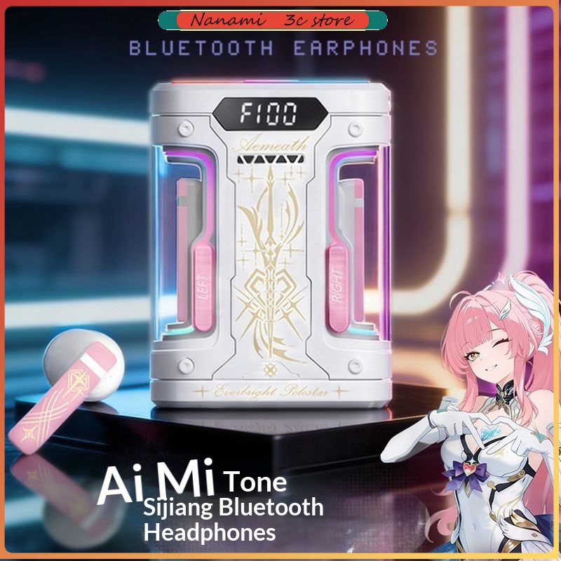 Earphones - Słuchawki Bluetooth Anime Elysia TWS Półotwarte