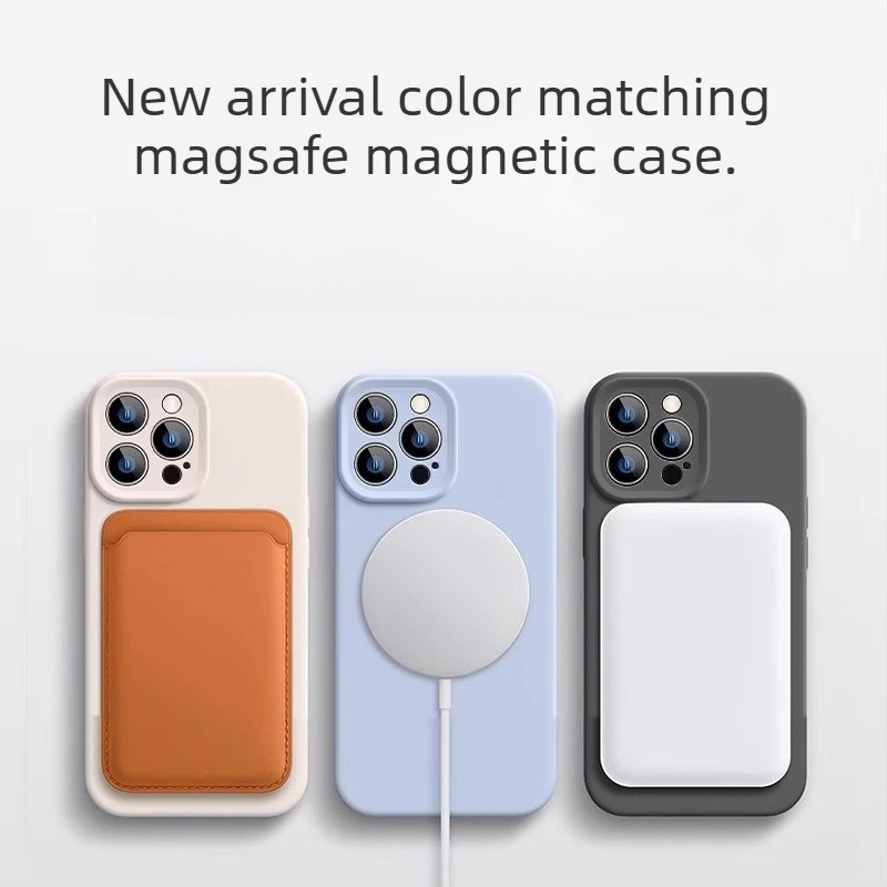 Modne, oryginalne etui na tele – Liquid Silicone Magnetic Phone Case recenzja i cena