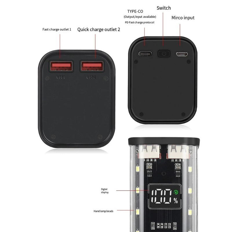Obudowa Power Banku 18650 z po – Power Banks recenzja i cena