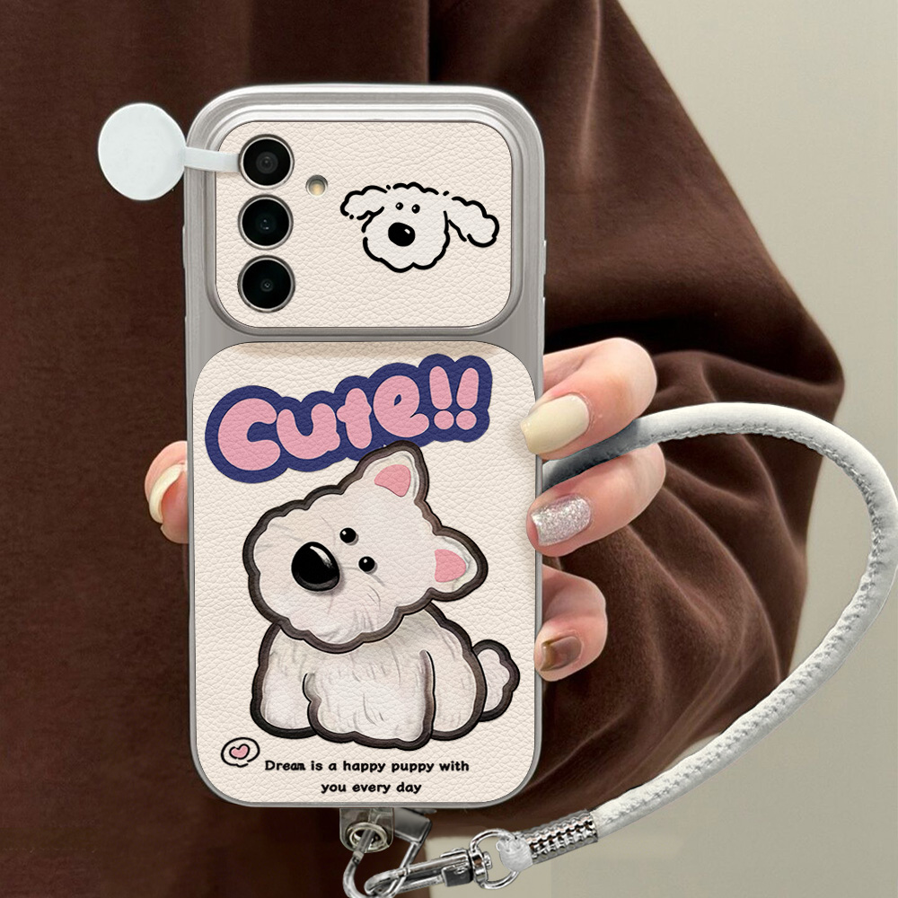 Urocze etui na telefon z motyw – Cute Cartoon Wrist Strap Silicone Case recenzja i cena