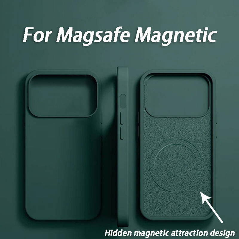 Luksusowe etui do bezprzewodow – Liquid Silicone Magnetic Phone Case recenzja i cena