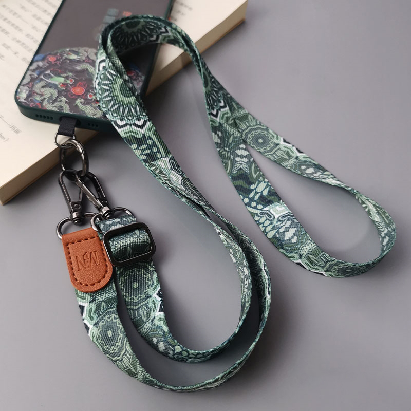 Retro Totem Pattern Crossbody  – Crossbody Lanyard Neck Strap Case recenzja i cena